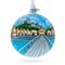 Bora Bora, French Polynesia Glass Ball Christmas Ornament 4 Inches